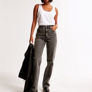 Abercrombie 90s straight ultra high rise jeans